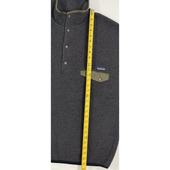 Vintage Patagonia Mens Synchilla Snap-T Pullover Size XL Made In USA 90s Gray - Picture 13 of 13